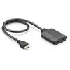 Image de Hama Hama 00205284. Tipo porta video: HDMI, Uscita video: 2x HDMI. Risoluzione massim Répartiteur HDMI compatible avec lultra HD