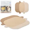 Image de Xavax Lot de deux Accessoires Air Fryer (Une Grille de Protection Ajourées et Un Tapis de Cuisson, Antiadhésif Réutilisable Découpable, Idéal Friteuses à Air Sans Huile) Carré