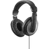 Image de Hama Fernsehkopfhörer ShellTV II, Over-Ear, einseitiges, langes Kabel (6m), SW Système de casque audio pour TV noir, gris foncé pour TV