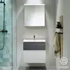 Image de Burgbad Fiumo Meuble avec vasque à poser et armoire de toilette, SFXV062LF3956FOT56C0001G0223,