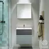 Image de Burgbad Fiumo Meuble avec vasque à poser et armoire de toilette, SFXV062LF3957FOT56C0001G0223,