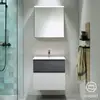Image de Burgbad Fiumo Meuble avec vasque à poser et armoire de toilette, SFXV062RF3956FOT56C0001G0200,