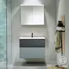 Image de Burgbad Fiumo Meuble avec vasque à poser et armoire de toilette, SFXV082F3957FOT56C0001G0200,