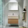 Image de Burgbad Fiumo Meuble avec vasque à poser et armoire de toilette, SFXV082F3960FOT45C0001G0200,