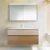 Image de Burgbad Fiumo Meuble avec vasque à poser et armoire de toilette, SFXV122F3960FOT45C0001G0200,