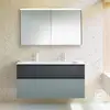 Image de Burgbad Fiumo Meuble avec plan vasque et armoire de toilette, SFXW122F3957FOT56C0001G0200,