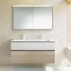 Image de Burgbad Fiumo Meuble avec plan vasque et armoire de toilette, SFXW122F3959FOT2C0001G0200,