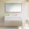 Image de Burgbad Fiumo Meuble avec plan vasque et armoire de toilette, SFXW122F3959FOT2C0001G0223,