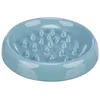 Image de Trixie Mangeoire Slow Feed, 0,25 l/ø 18 cm, Coloris aléatoire (Gris ou Bleu)
