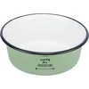 Image de Trixie Gamelle, en émail/Acier INOX, 1,9 l/ 21 cm, Vert - 25213