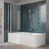 Image de HÜPPE 501 Design pure Pare-baignoire, mobile, 512501087322, 512501
