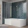 Image de HÜPPE 501 Design pure Pare-baignoire, mobile, 512501092321, 512501