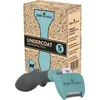 Image de FURMINATOR Outil de Toilettage pour Chat à Poils Courts de Petite Taille   Brosse Anti-mue S à Manche Ergonomique - Elimine 90% des Poils Morts - Nettoyage en 1 clic - Emballage Recyclable
