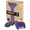 Image de FURMINATOR Outil de Toilettage pour Chat à Poils Courts de moyenne à grande Taille   Brosse anti-mue M/L à manche ergonomique - Elimine 90% des poils morts - Nettoyage en 1 clic - Emballage recyclable