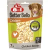 Image de 8in1 Better Bello Chicken Bones XS - Os à mâcher faciles à digérer pour Chiens au Poulet   friandises à mâcher pour Chiens ayant Un estomac Sensible, Sachet de 84 g (7 pièces)
