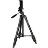 Image de Rollei Trepied Smartphone Traveler, Trépied Telephone Portable avec Telecommande Bluetooth Android & iOS 120cm Tripod pour Téléphone Léger Noir avec Support Smartphone pour iPhone Huawei Samsung