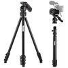 Image de Trepied Appareil Photo Voyage 152cm, Rollei Compact Creator Trépied en Aluminium Léger & Portable Camera Tripod avec Support de Téléphone Intégré & Télécommande, Trepied-Appareil Photo-Voyage-Tripod