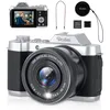 Image de Appareil Photo Numérique, Rollei Powerflex 10x Rétro Digital Camera 64MP 4K avec Zoom Numérique 10X Écran IPS 2,88" Appareil Photo Compact avec 8 Modes et Batterie, Appareil-Photo-Numérique