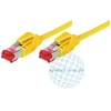 Image de Tecline Câble Ethernet de catégorie 6a Jaune 2 m