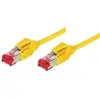 Image de Tecline 71807Y Câble Patch cat6a Ethernet S/FTP PiMF EIA/TIA Classe EA Jaune 7,5 m