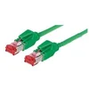 Image de Tecline 71830G Câble Patch cat6a Ethernet S/FTP PiMF EIA/TIA Classe EA Vert 30 m