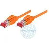 Image de Tecline 71830A Câble patch cat6a Ethernet S/FTP PiMF EIA/TIA Classe EA Orange 30 m