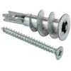 Image de fischer - Cheville métallique pour carton-plâtre GKM avec vis à tête bombée - Boîte de 100 Gris 10 x 31 mm