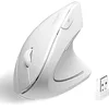 Image de Perixx PERIMICE-713W Souris Verticale Ergonomique sans Fil 2,4 GHz avec récepteur USB, Interrupteur, Design à 6 Boutons, 3 Niveaux de DPI, pour droitier, Blanche