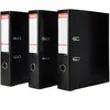 Image de Esselte Essentials | Pack de 3 Classeurs à levier | Dos 75mm | Capacité jusqu’à 500 | feuilles (80 g/m²) | A4 | PP | Idéal Bureau, Ecole, Maison | Noir | 624294
