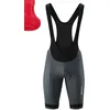 Image de Gonso Sitivo Bib M, Cuissard à bretelles court pour homme, Avec peau de chamois Sitivo Confort, Haute élasticité et élastique en silicone antidérapant, Coupe ajustée, Gris, 3XL