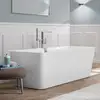 Image de Villeroy & Boch Squaro Edge 12 Baignoire en îlot, softcube, UBQ180SQE7PDV-01,