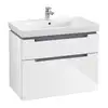 Image de Villeroy & Boch Subway 2.0 Meuble sous-vasque, 2 tiroirs, A91410DH,