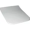 Image de Villeroy & Boch Siège de WC Architectura SlimSeat avec fermeture automatique - Abattant de WC de forme carrée en plastique thermodurcissable - amovible e incassable - blanc alpin brillant