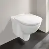 Image de Villeroy & Boch ViCare Cuvette suspendue avec DirectFlush, version rehaussée, 4695R0R1,