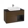 Image de Villeroy & Boch Finion Meuble sous-vasque, 2 tiroirs, G372PDGN,