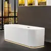 Image de Villeroy & Boch Finion Baignoire en îlot, ovale, UBQ177FIN7N300V101,