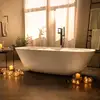 Image de Villeroy & Boch Theano Baignoire en îlot, ovale, UBQ175ANH7F200V-01,