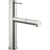 Image de Villeroy & Boch Como Sky Shower robinetterie de cuisine hte pression avec douchette extractible, régulateur de débit orientable et plage de pivotement de 120°, hauteur du bec 153 mm, Acier inoxydable