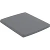 Image de Villeroy & Boch Memento 2.0 Abattant WC avec système d'abaissement Automatique, siège de Toilette Amovible en Duroplast incassable, rectangulaire, Graphite, Mat