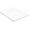 Image de Villeroy & Boch Memento 2.0 Abattant de WC avec système d'abaissement automatique, siège de toilette amovible en Duroplast incassable, pièce de rechange d'origine, rectangulaire, blanc pierre