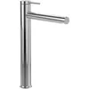 Image de Villeroy & Boch Loop & Friends Robinet de lavabo surélevé, sans bonde, avec cartouche en céramique, robinet de lavabo, économiseur d'eau, hauteur du bec 251 mm, rond, chromé