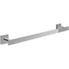 Image de Villeroy & Boch Elements Striking Porte-Serviettes de Salle de Bain pour Montage Mural, en Laiton, carré, Longueur 495 mm, chromé