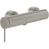 Image de Villeroy & Boch Loop & Friends Robinet de douche, mitigeur de douche avec cartouche en céramique, anti-retour, mitigeur monocommande pour montage en saillie, rond, nickel brossé mat