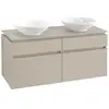Image de Villeroy & Boch Legato Meuble avec plan de toilette, B58400VK,