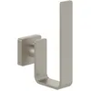 Image de Villeroy & Boch Elements Striking Porte-Rouleau de Papier Toilette de Rechange, pour Montage Mural, en Laiton, carré, Nickel brossé Mat