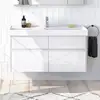 Image de Villeroy & Boch Collaro Meuble sous-vasque, 4 tiroirs, C01200DH,