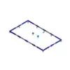 Image de Villeroy & Boch ViFrame pour petits receveurs de douche, U91412100,