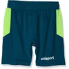 Image de uhlsport Goal Short Homme, Pétrole/Vert Flash, FR (Taille Fabricant : 3XL)