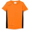 Image de uhlsport Essential Maillot Homme, Orange Fluo/Noir, FR : M (Taille Fabricant : M)