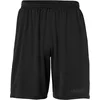 Image de uhlsport Performance Shorts Shorts de Sport pour Hommes Football Soccer Fitness Randonnée Cyclisme Course à Pied - 100% Polyester recyclé - Noir - Taille 152